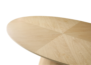 Arlo Oval Meeting Table, Timber Veneer