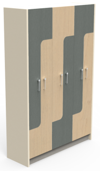 MDC Melamine Lockers, Stepped / Split door