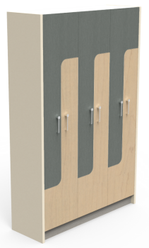 MDC Melamine Lockers, Stepped / Split door