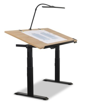 Electric Height Adjustable Tilt Drafting Table