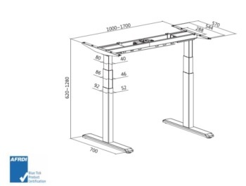 E-Desk HA Frame